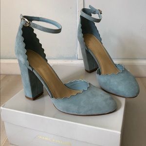 BNWT/in box Marc Fisher Baby Blue Closed Toe Pumps